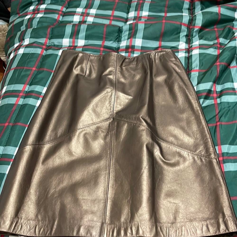 Leather Pencil skirt